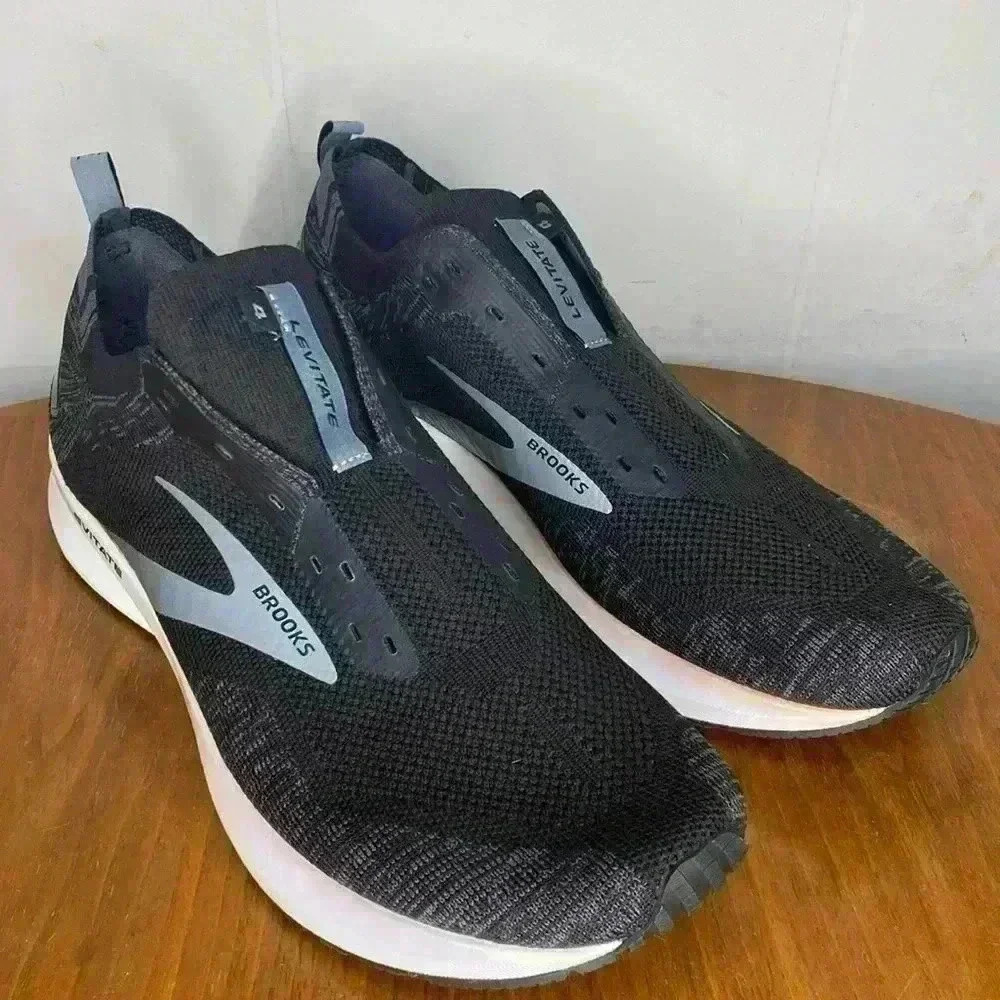 Brooks Levitate 4 Black White Men's Sneakers Size 11.5